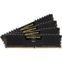 DIMM 64 GB DDR4-3200 (4x 16 GB) Quad-Kit, Arbeitsspeicher schwarz, CMK64GX4M4E3200C16, Vengeance LPX, INTEL XMP