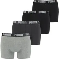 PUMA Boxershorts PUMA MEN EVERYDAY BOXER 4P ECOM (Packung, 4er Pack) mit breitem Logo-Webbund