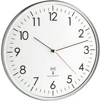 TFA Dostmann Funkwanduhr TFA 60.3514 Analoge Funk-Wanduhr Basel
