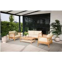 Primaster Gartenlounge-Set Primaster Gartenmöbel-Set Aruba Akazie/Wiener, Witterungsbeständig