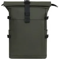 EAAKIE Rucksack RollTop Rucksack Freizeitrucksack Herren Damen Wasserabweisend, spritzwassergeschütztes Polyester und wasserabweisende Reißverschlüsse