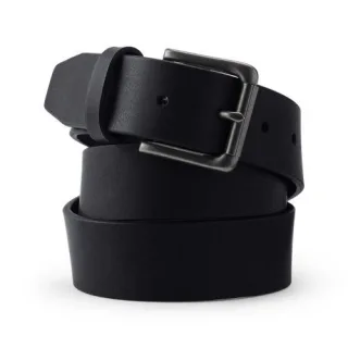Ledergürtel im Vintage-Stil, Herren,  Schwarz, Leder, by Lands' End
