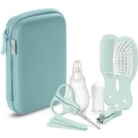 Philips AVENT Babypflege-Set SCH401/00 Nasensauger, Fingerzahnbürste, Nagelschere, Nagelknipser ..., 8 tlg.