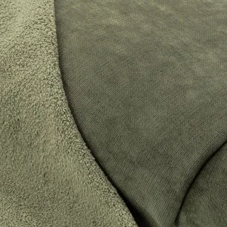 Doubleface-Strick/Plüsch, khaki