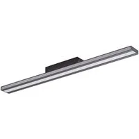 Lucande Deckenleuchten Lucande Smart LED-Deckenleuchte Leicy schwarz 8 cm RGB CCT, LED, Metall, Schwarz Farbwechsel RGB + weiß IP20 mit Fernbedienung, 1 x 19 W LED + 4 W RGB, Farbwechsel RGB + weiß