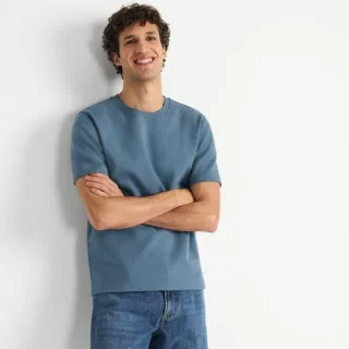 Seriously Soft T-Shirt, Herren, size: regular, Grün, Baumwolle/Polyester/Baumwoll-Mischung, by Lands' End