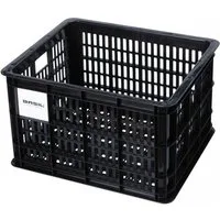 Basil Fahrradkorb Basil Crate M Fahrradkiste 29,5 Liter Schwarz 10 kg