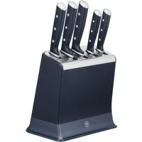 Tefal Messer-Set EverSharp Pro (Set, 6-tlg), selbstschärfender Messerblock, Klinge aus deutschem Edelstahl
