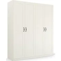 rauch Drehtürenschrank Kleiderschrank Schrank Garderobe Ankleide COTTAGE BY QUADRA SPIN (Breiten: 181/226/271 cm, Höhe 210 cm) in skandinavischem Landhausstil