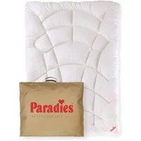 Paradies Kunstfaserbettdecke Runa, Füllung: 100% Polyester, Bezug: 100% Baumwolle, extra voluminöse & kuschelige Ganzjahresbettdecke, vegane Daunendecke