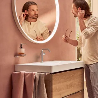 hansgrohe Tecturis S Waschtischarmatur 150 73340000 CoolStart, EcoSmart+, mit Push-Open-Ablaufgarnitur, chrom