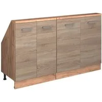 Vicco Kommode Rion, Sonoma/Goldkraft Eiche/Goldkraft Eiche, 2er Set (2 St)