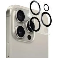 NEVOGLASS 3D Kameraschutzglas, Schutzfolie transparent/schwarz, iPhone 17 Pro