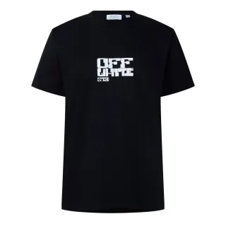 Off White - T-Shirt für Herren, Baumwolle, Schmal (Schwarz)