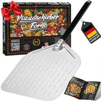 Heidenfeld Pizzaschieber Alu Pizzawender Catania - Forno, Pizza Ofen Back Zubehör - Pizzaschaufel