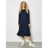 Apricot Midikleid Midi-Kleid aus strukturiertem Jersey