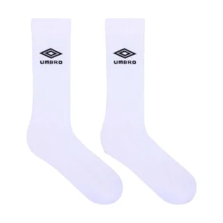 Umbro - "Staple 1/2" Sportsocken für Herren, Frottee (3er-Pack) (Weiß/Schwarz)