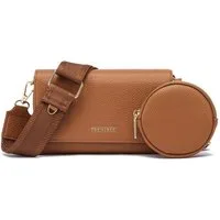 Frentree Umhängetasche Damen 3 in 1 klein Handytasche Geldbörse Crossbody Bag (mit 5 fächern, 4 Karten und rundes Münzfach), Verstellbar Abnehmbar Schultergurt