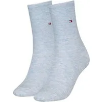 Tommy Hilfiger Socken TH WOMEN SOCK CASUAL 2P (2-Paar, 2 Paar) mit flacher Zehennaht