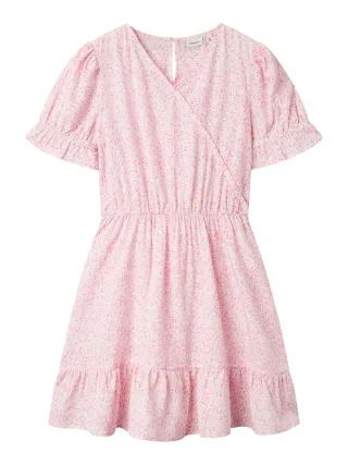 NAME IT - NKFFRIKALINA SS WRAP DRESS PB - Gr. - 152