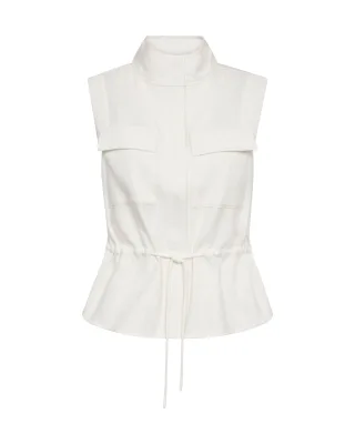 MOS MOSH - MMLelo Ramie Vest ecru - Gr. - L