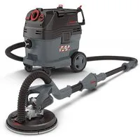 MENZER Trockenbauschleifer LHS 225 + VCL 530 PRO Antistatic, max. 2100 U/min, (Set), Langhalsschleifer & Sicherheitssauger, Nass-Trocken-Sauger