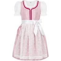 Nübler Dirndl Kinderdirndl Lina in Rosa von Nübler - Rocklänge knielang