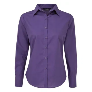 Premier - Hemd für Damen Langärmlig (Violett)