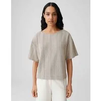 OPUS Sweatshirt Gauster aus Sweatware mit Rippstruktur leicht elastischer Stoff, weicher Griff, Casual