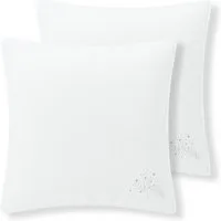 OTTO home Microfaserkissen Baca, Kopfkissen 40x80 cm und 80x80 cm, Füllung: 6D-Hohlfaser, Bezug: Polyester, Seitenschläfer, Bauchschläfer, Rückenschläfer, Kissen, mit edlem Sternenaufdruck