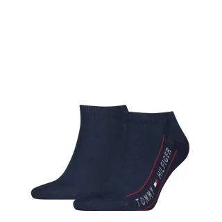 Tommy Hilfiger - Sneaker-Socken im 2er-Pack blau - Gr. - 42