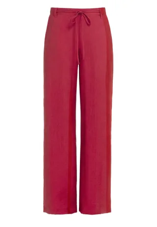 Bianca - Marlenehose mit weitem Bein rot - Gr. - 36