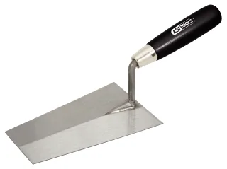 KS Tools Stuckateurkelle, kantig, mit Holzgriff schwarz - 144.0122