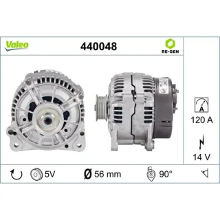 Valeo Generator  120A Audi A4 B5 8D2 1,9 Tdi