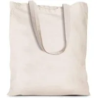 Montegoni Einkaufsshopper 3er Pack Baumwolltasche mit Zwei Henkeln, 34x40cm, unbedruckt, Farbe:Natur, Menge: 3 Stück