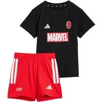 adidas Performance T-Shirt Jogginganzug Marvel Spider-Man (T-shirt und kurze Hose) schwarz/rot
