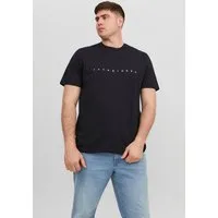 Jack & Jones PlusSize Rundhalsshirt JJESTAR JJ TEE SS NOOS PLS Baumwolle, regular fit