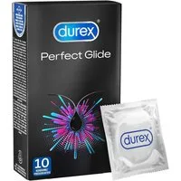 durex Kondome Perfect Glide, 10 St., mit extra viel Silikongleitgel