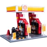 Jamara CaDA, Bricks, Shell Tankstelle (402858) Konstruktions-Spielset, (305 St)