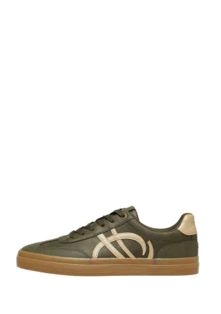 s.Oliver Red Label - Sneaker in Leder-Optik grün - Gr. - 40