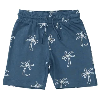 BASEFIELD - Kn.-Shorts night blue aop - Gr. - 116/122
