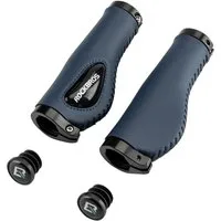 ROCKBROS Fahrradlenkergriff 22,2 mm Rutschfeste MTB Lenkergriffe mit Gel & PU Leder (für Fahrrad, Mountainbike, E-Bike, Rennrad), mit Lock-On Design, Stoßdämpfende Lenker Griffe