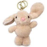 soma Schlüsselanhänger Plüsch Hase Schlüsselanhänger 13cm Weicher Kuschelhase mit Metallring (Set, 1-tlg., Geschenk-Set), Taschenanhänger&Rucksack-Accessoire Geschenkidee für Kinder&Erwachsene