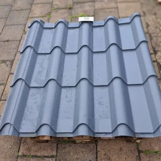 Pfannenblech Typ Europa | Anti-Tropf 1000 g/m² | 1,15 m Länge | Anthrazitgrau ( RAL 7016 )