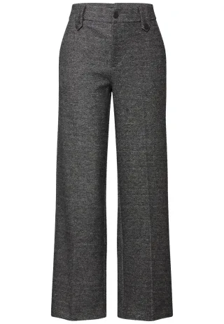 Street One - Straight Leg Hose echo grey mel. - Gr. - 30