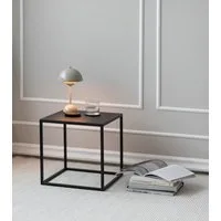 Metallbude Beistelltisch SOLI X, Maße: 40 x 40 cm, hochwertiger Couchtisch aus Metall, ohne Montage