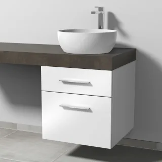 Sanipa Waschtischunterbau mit Auszügen 2morrow (G2411) 510x500x520 Weiß-Glanz, G241178 G241178
