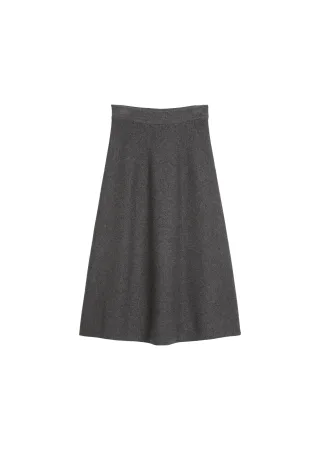 Marc OPolo DENIM - Strickrock A-Shape Anthra Melange - Gr. - M