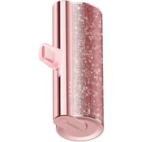 VEGER Powerbank 5 000 mAh mit eingebautem Anschluss 12W PlugOn mit Glitzer Powerbank