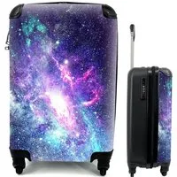 MuchoWow Handgepäckkoffer Farben - Weltraum - Sterne, 4 Rollen, Reisetasche mit rollen, Handgepäck für Ferien, Trolley, Reisekoffer